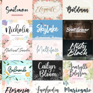 +10000 Hug Collection of fonts