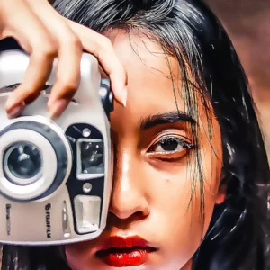 cartoon oil photoshop action