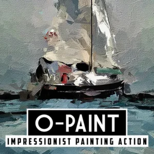 oil painting photoshop action Graphic