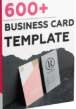 600+ BUSINESS CARD TEMPLATES