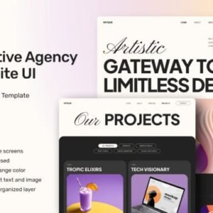 Artique - Creative Agency Website