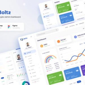 Boltz - Crypto Admin Panel Dashboard UI