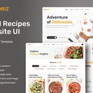 Flavoriz - Food Recipes Website