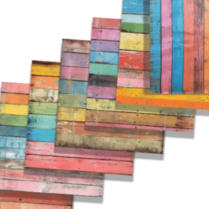 Retro Wooden Timber Grain Paper Patterns