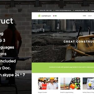 elements construct construction joomla template