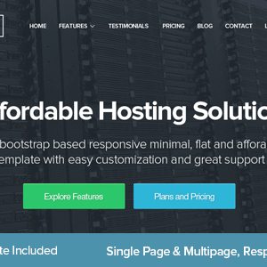 elements flathost wordpress hosting theme