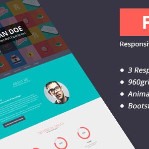 elements flatoo vcard resume personal wordpress