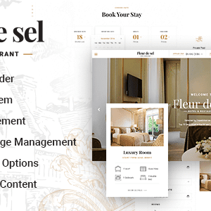 elements fleurdesel hotel booking wordpress theme