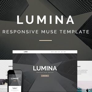 elements lumina responsive muse template for crea