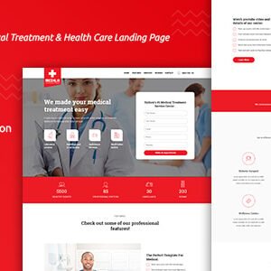 elements medila medical health care unbounce template