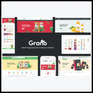 elements grano organic food opencart theme