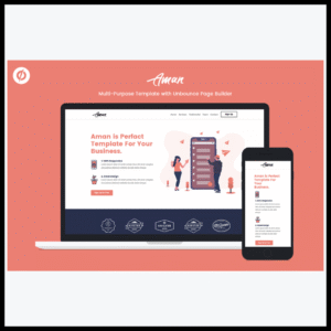 elements aman multipurpose unbounce landing page