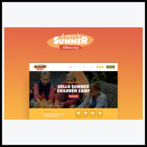 elements hello summer template