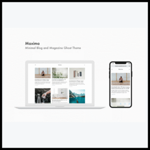 elements maxima minimal blog and magazine ghost