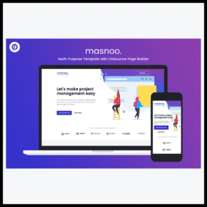 elements masnoo multi purpose unbounce landing page