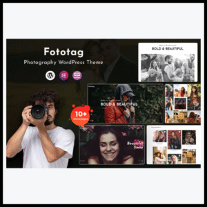 elements borano photography portfolio wordpress