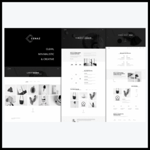 elements cezan minimal creative wordpress theme