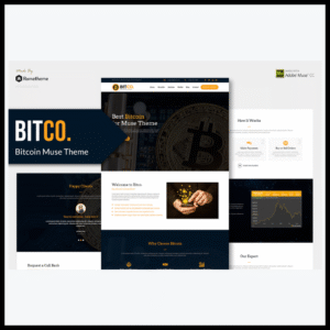 elements bitco bitcoin cryptocurrency muse template