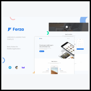 elements ferza applications unbounce landing page