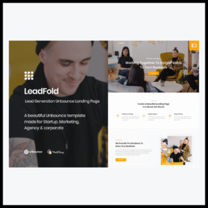 elements leadfold lead generation unbounce landing