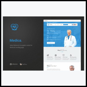 elements medica unbounce medical landing page