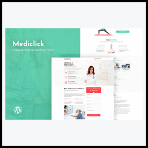 elements mediclick medical landing page wordpress