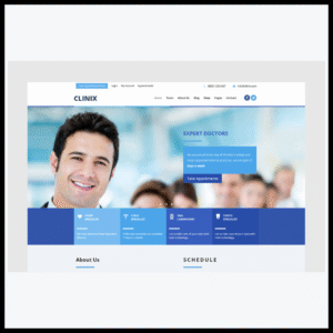 elements clinix medical unbounce landing page